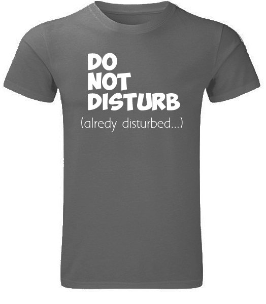 Majice sa stampom natpisom slikom/Za decka/do not disturb (crna).jpg